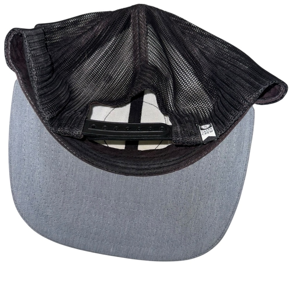 Salty Crew Charcoal and Black Logo Cap - Picture 2 of 4